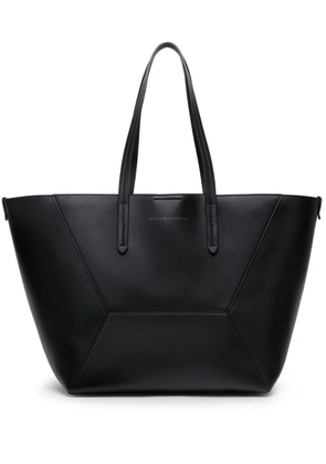 Brunello Cucinelli Monili chain-detail leather tote bag - Black