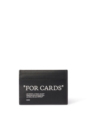 Off-White Quote Bookish X-Ray leather cardholder - Black
