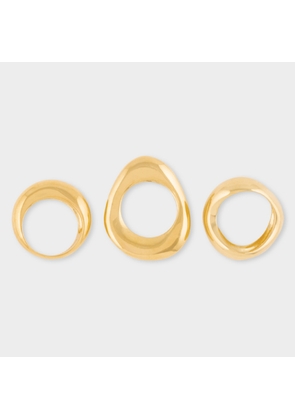 RINGS: POST CAPITAL SET OF 3 STACKING