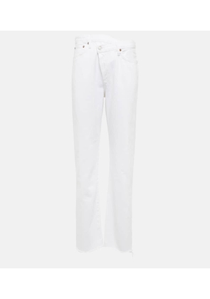 Agolde Criss Cross high-rise straight jeans