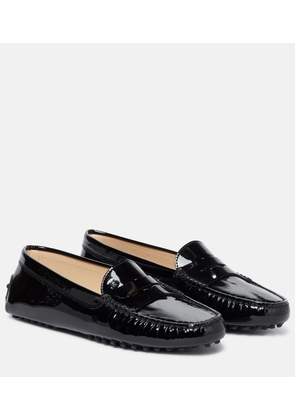 Tod's Gommino patent leather moccasins