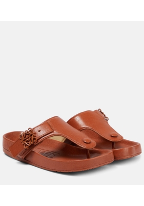 Loewe Ease leather thong sandals