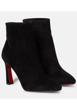 Christian Louboutin Eleonor 85 suede ankle boots