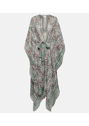 Isabel Marant Floral cotton and silk maxi dress