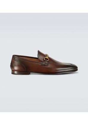 Gucci Gucci Jordaan leather loafers