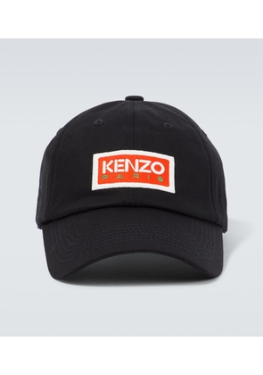 Kenzo Logo embroidered cotton cap