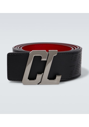 Christian Louboutin Happy Rui CL logo leather belt