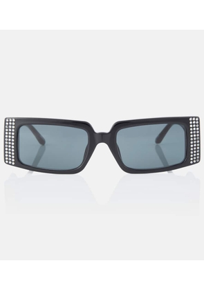 Magda Butrym Crystal-embellished square sunglasses