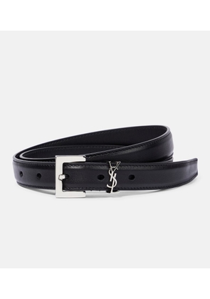 Saint Laurent Cassandre 20 leather belt