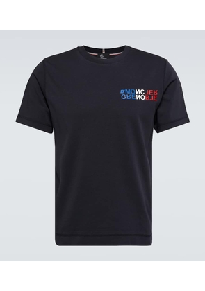 Moncler Grenoble Day-Namic Tricolor logo cotton T-shirt