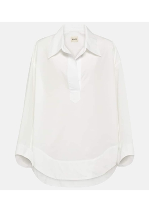 Khaite Melan cotton poplin shirt