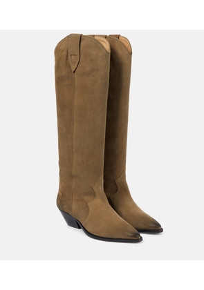 Isabel Marant Lomero suede knee-high boots