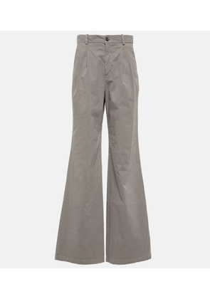 Nili Lotan Flavie cotton-blend wide-leg pants