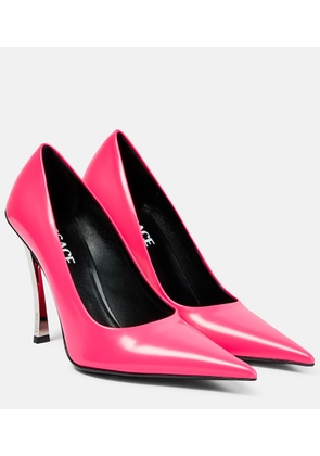 Versace Pin-Point leather pumps