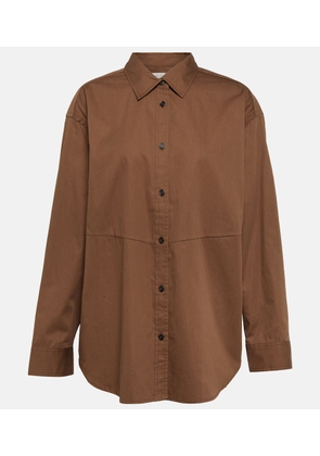 CO Oversized cotton and silk shirt