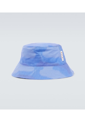 Marni Tie-dye canvas bucket hat