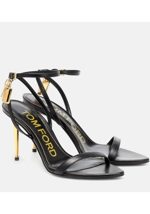 Tom Ford Padlock leather sandals