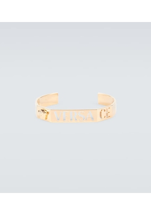 Versace Logo cuff bracelet