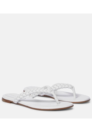 Gianvito Rossi Tropea leather thong sandals