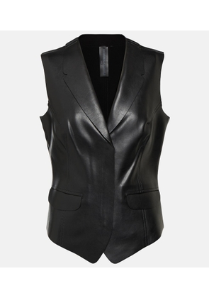 Norma Kamali Faux leather vest