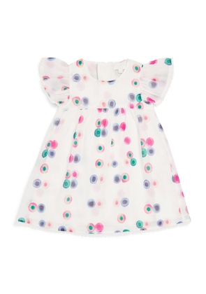 Chloé Kids Cotton Ruffle-Sleeve Dress (6-18 Months)