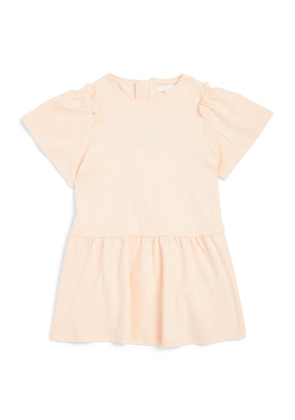 Chloé Kids Cotton Logo T-Shirt Dress (6-18 Months)