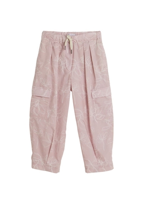 Brunello Cucinelli Kids Floral Print Cargo Trousers (4-12+ Years)