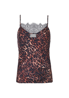 AllSaints Leopard Print Cami Top