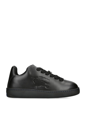 Burberry Leather Embossed Box Sneakers