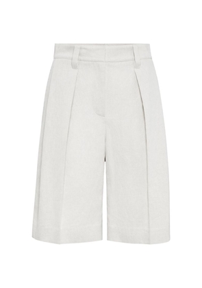 Brunello Cucinelli Cotton-Linen Bermuda Shorts