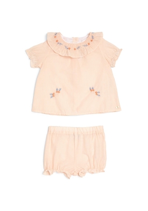 Tartine Et Chocolat Cotton Top And Bloomers Set (3-18 Months)
