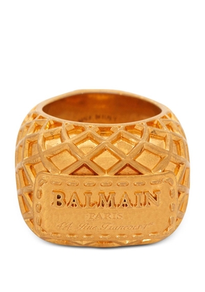 Balmain Signature Mesh Ring