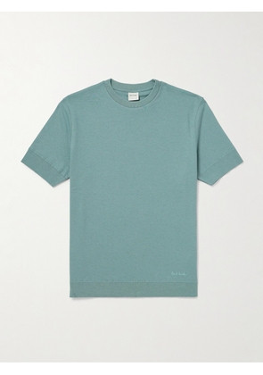 Paul Smith - Cotton and Cashmere-Blend T-Shirt - Men - Green - S