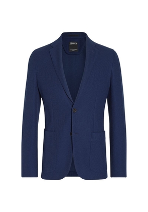 Zegna Wool-Cotton Jersey Jacket