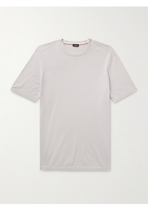 Kiton - Cotton T-Shirt - Men - Neutrals - S