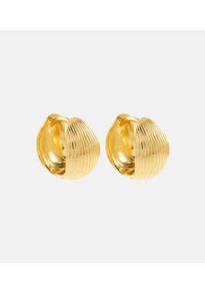 Sophie Buhai Reversible 18k gold-plated sterling silver hoop earrings