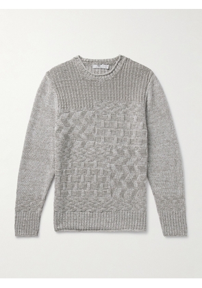 Inis Meáin - Claíochaí Linen Sweater - Men - Gray - S