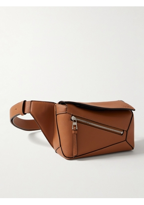 LOEWE - Puzzle Edge Mini Leather Belt Bag - Men - Brown