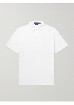 Polo Ralph Lauren - Logo-Embroidered Cotton and Linen-Blend Polo Shirt - Men - White - XS