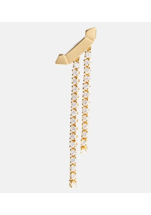 Eéra Paris 18kt gold single earring with diamonds
