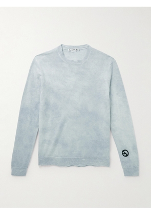 Acne Studios - Kronos Tie-Dyed Cotton-Blend Sweater - Men - Blue - XS