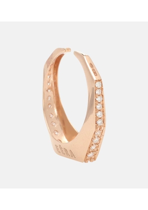 Eéra Sabrina 18kt rose gold ear cuff with white diamonds