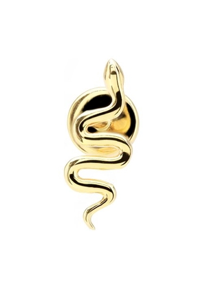 Single earring piercing snake