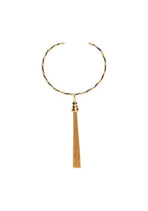 Pompon necklace