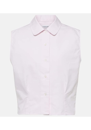 Thom Browne Sleeveless cotton shirt