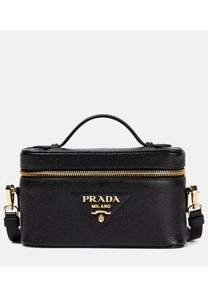 Prada Logo Mini leather crossbody bag