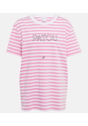 Patou Logo striped cotton T-shirt