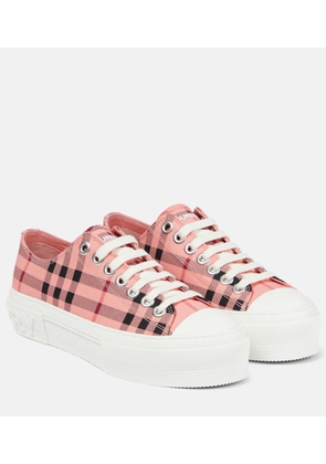 Burberry Vintage Check canvas sneakers