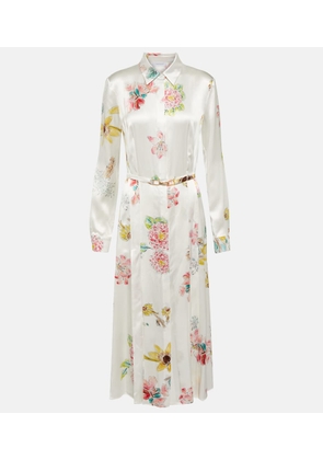 Gabriela Hearst Jane floral silk midi dress