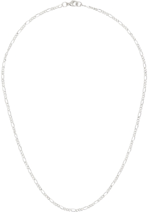 MAPLE Silver Figaro Chain Necklace
